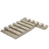 Set de margini bej pentru puzzle din spumă 120x150cm