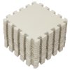Covoraș de joacă puzzle Light Beige 120x120cm