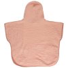 24729 2 poncho pentru copii bebe jou pure cotton pink