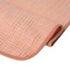 24732 3 prosop de muselina cu gluga pure cotton pink