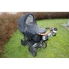 3933 BabyDan husă de ploaie pentru un cărucior adânc cu iluminare LED