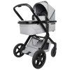 Carucior combinat gri deschis olandez Koelstra NEXT SOFT GREY MELANGE în acțiune