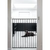 Babydan bariera Pet Gate Streamline, neagră 63,5-107 cm