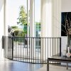 BD76226 Bariera de spatiu Supreme OLAF X neagra 90-225 cm