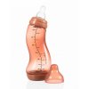Biberon anticolici ergonomic S-Difrax, cărămiziu, 250ml