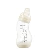 Biberon anticolici ergonomic S-Difrax, alb-cremă, 170ml