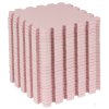Covoraș de joacă puzzle Light Pink 150x150cm