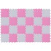 Covoraș de joacă puzzle Pink Light Gray 180x120cm