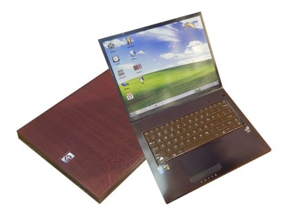 Notebook with chocolate keyboard 200g - brown