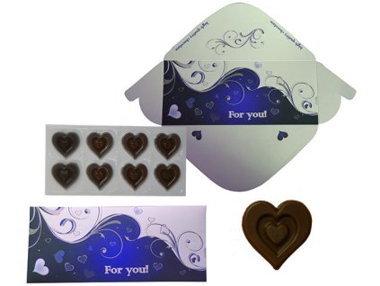 Umschlag 60g - For you: blau