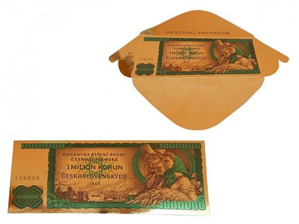 Gold Banknote 60g - 1,000,000 Kčs
