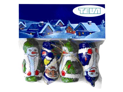 Chocolate figures 4 x 15g in a hanging bag