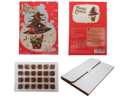 Advent calendar A5 40g Merry Christmas