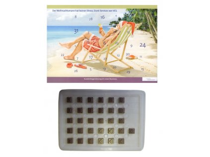 Adventskalender A4 75g, 31 Türchen