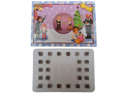Advent calendar A4 50g with CD