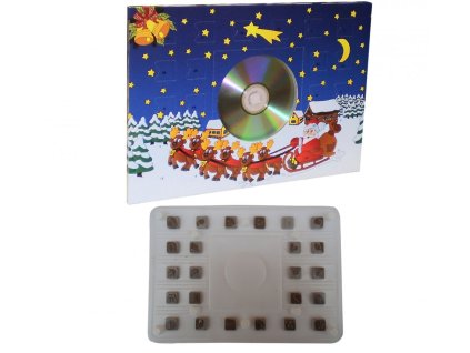 Advent calendar A4 50g with CD