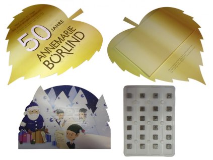 Adventní kalendář A4 50g - Zvláštní tvar