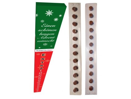 Adventní kalendář speciální tvar "Metr" 75g