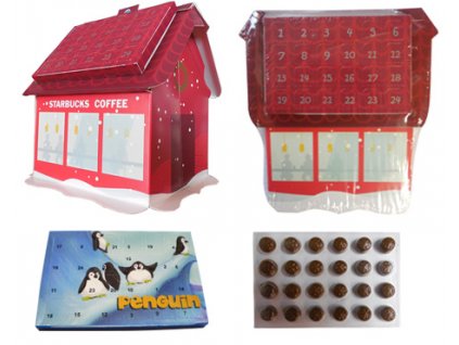 Adventskalender Häuschen 17g