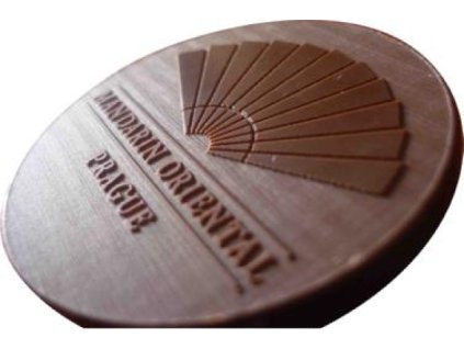 Chocolate with embossing
