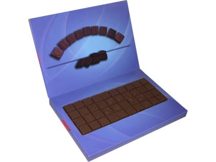 Chocolate message - standard design, custom text
