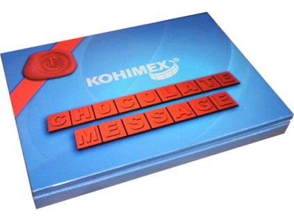 Chocolate message - Logodruck, eigener Text