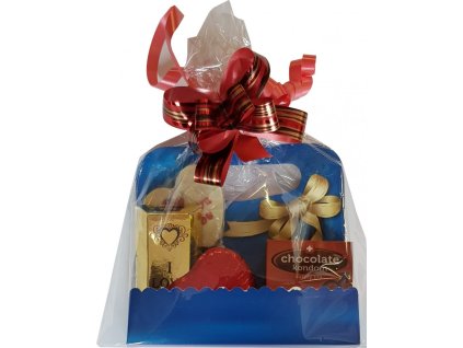 Geschenkpackung 111g - Kondome 20g, Baiser 15g, Herz 24g, Backstein 30g, Lutscher 22g mit essbarem Aufdruck - Ich liebe dich