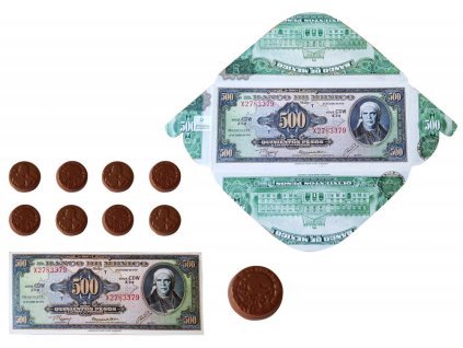 Bankovka 60g - Mexiko zlaté třpytky