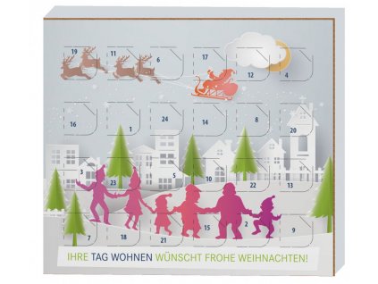Shrunken advent calendar 40g