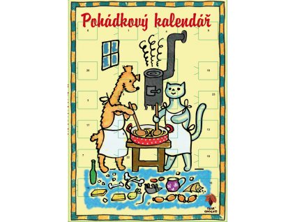 Märchenkalender A4 50g mit Buch - Geschichten von einem Hund und einer Katze
