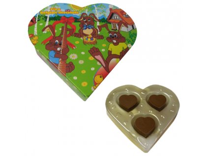 Srdíčko v blistru 33g - zajíčci