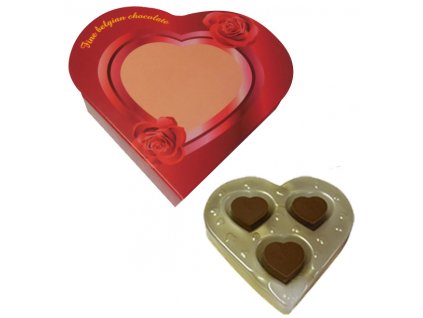 Herzen im Blister 33g - Rosen