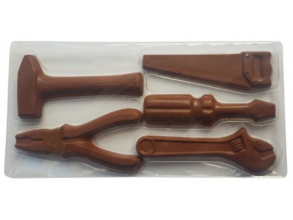 Chocolate Tool Set - Complete 155g Set, Milk Chocolate