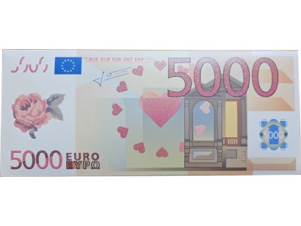 Bankovka 60g - Euro 5.000