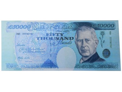 Banknote 60g - Pfund - Charles III.