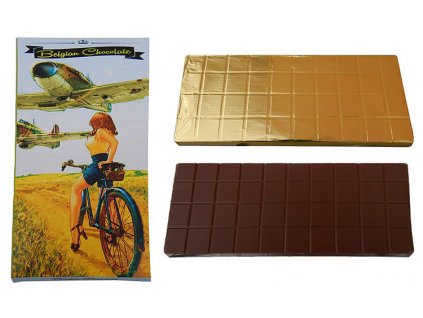 Dark Chocolate 450g - woman on a bike