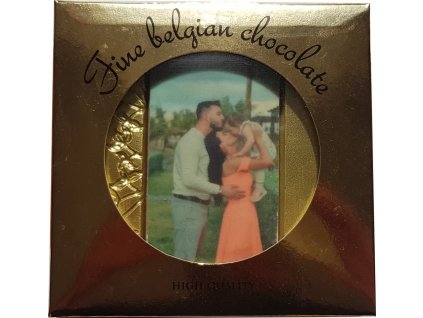 Gift box - chocolate with edible print 32g