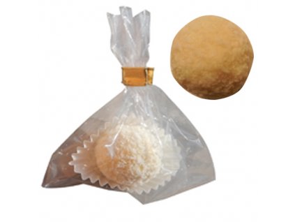 Trüffel 12g, weiße Schokolade + Kokos