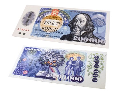 Banknote 60g - 200.000 Kčs