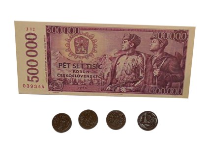 Banknote 60g - 500.000 Kčs