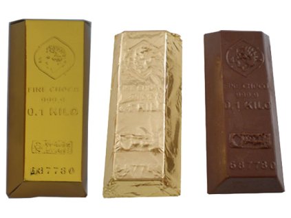 Chocolate brick 100g, with relief