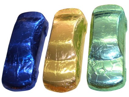 Chocolate Audi 600g, mixed colours