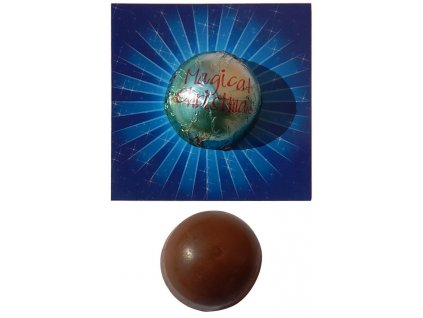 Chocolate ball on card 20g
