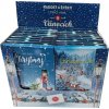 Mini adventní kalendář 17g - Merry Christmas, mléčná čokoláda
