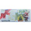 Banknote 60g - Euro 100 Weihnachtsmann grün