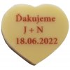 Schokoladenherz 11g mit essbarem Aufdruck