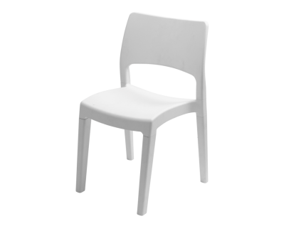 Židle KLIK KLAK LUX, bílá