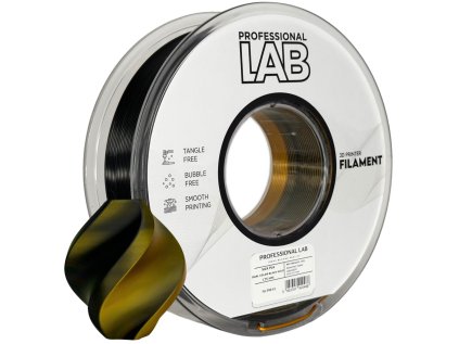 Silk PLA dvoubarevny zlate cerna