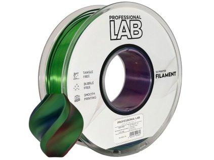 pla silk vicebarevna cervene modro zelena