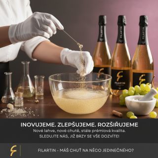 Děláme vše, co je v našich silách, aby nová Edice Filartin neměla obdoby a byla vrchol, mezi šumivým vínem 🍾💯💎